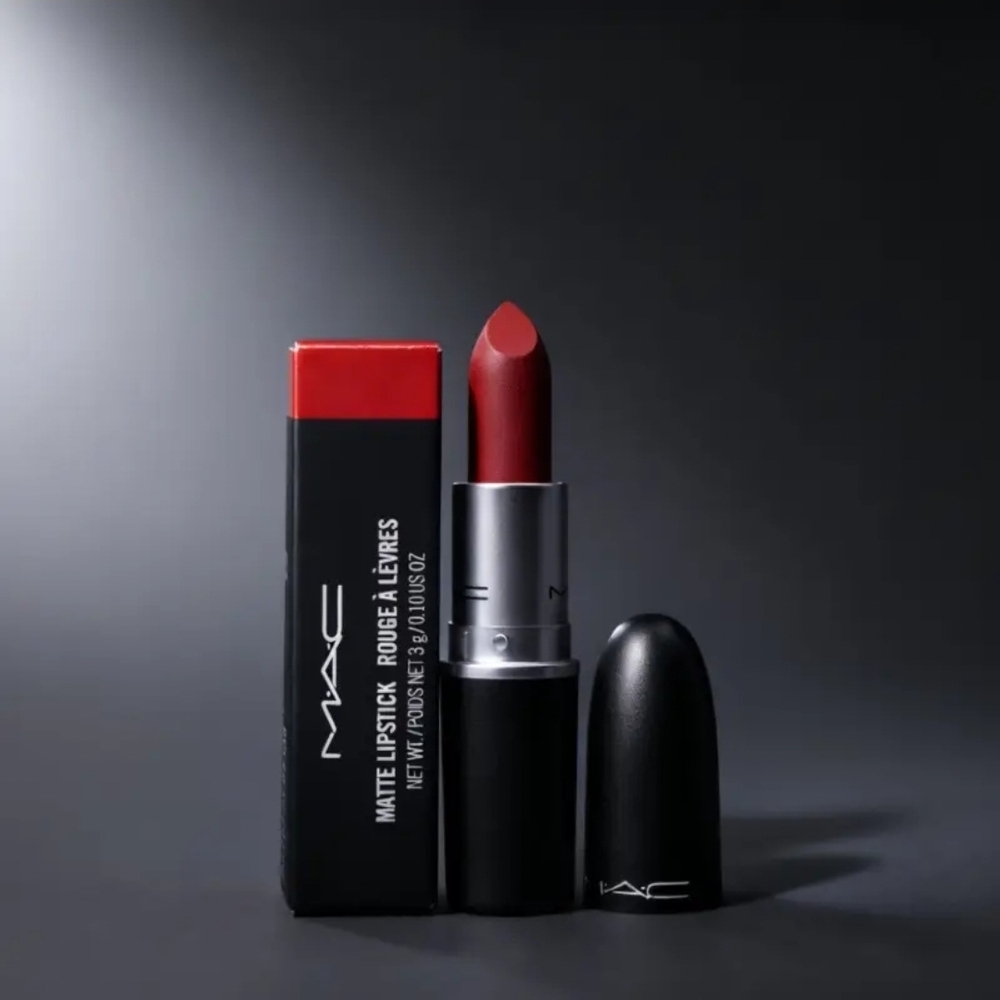 MAC Cosmetics Bold Matte Lipstick in Deep Crimson
